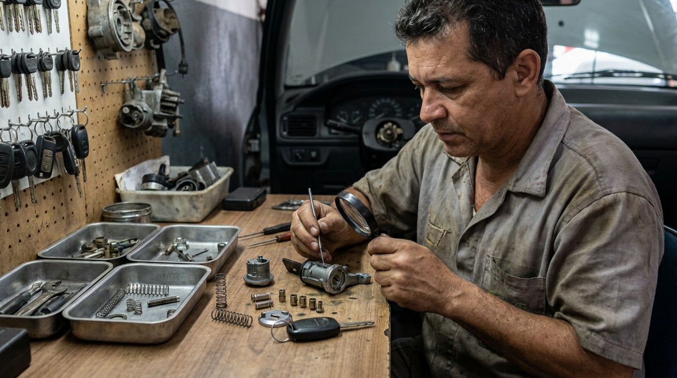Reparo de Fechadura Automotiva em São Bernardo do Campo‑SP